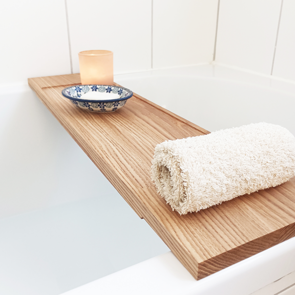 elegante Badewannenablage | Eiche – Bild 7