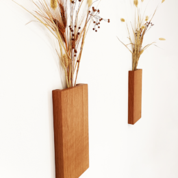Trockenblumenvase | Eiche