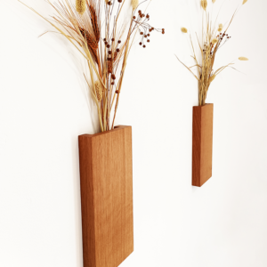 Trockenblumenvase | Eiche