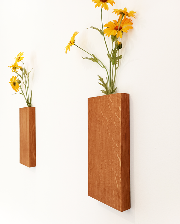 Trockenblumenvase | Eiche – Bild 3