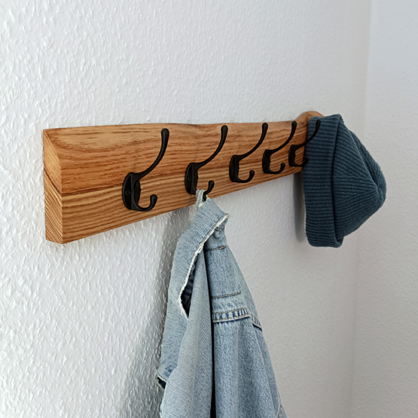 Garderobe mit natürlicher Baumkante | Eiche – Bild 2