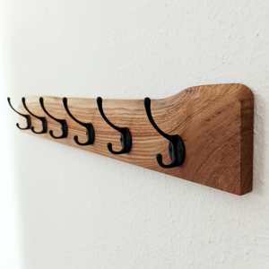 Garderobe mit natürlicher Baumkante | Eiche