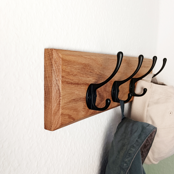 Garderobe eckig mit umlaufender Fase | Eiche – Bild 4