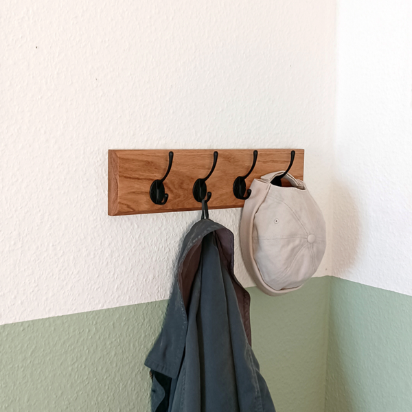 Garderobe eckig mit umlaufender Fase | Eiche – Bild 3
