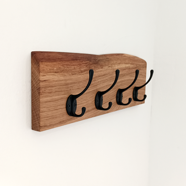 Garderobe mit natürlicher Baumkante | Eiche – Bild 5
