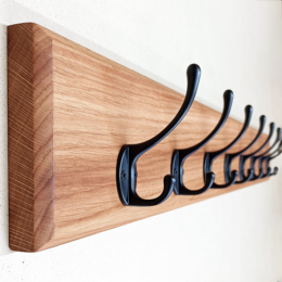 Garderobe eckig mit umlaufender Fase | Eiche