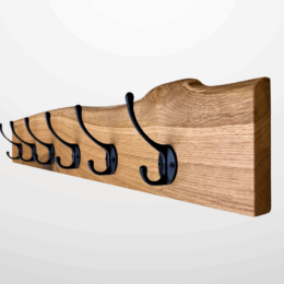 Garderobe mit natürlicher Baumkante | Eiche