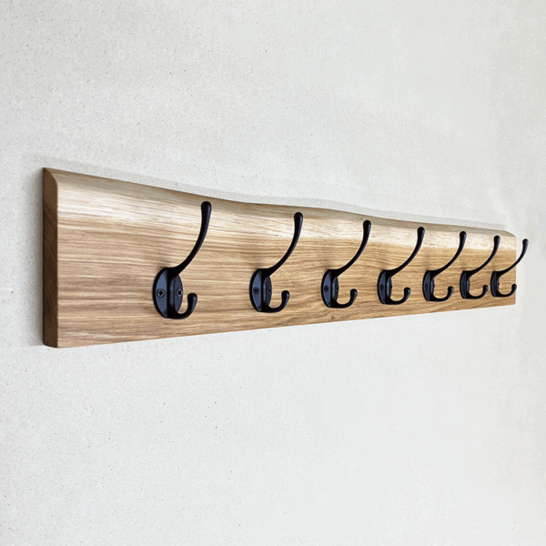 Garderobe mit natürlicher Baumkante | Eiche – Bild 4