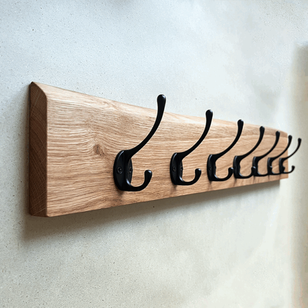 Garderobe mit natürlicher Baumkante | Eiche – Bild 9