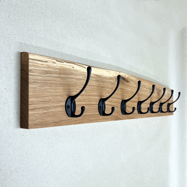 Garderobe mit natürlicher Baumkante | Eiche – Bild 8