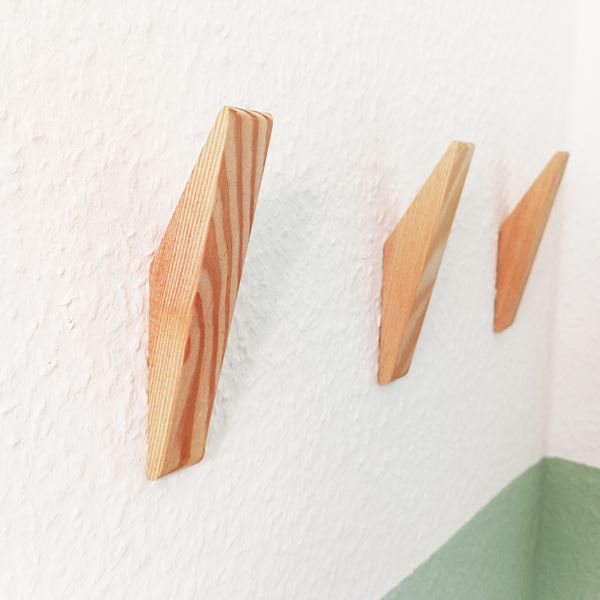 Garderobenhaken | recycelte Fichte – Bild 3