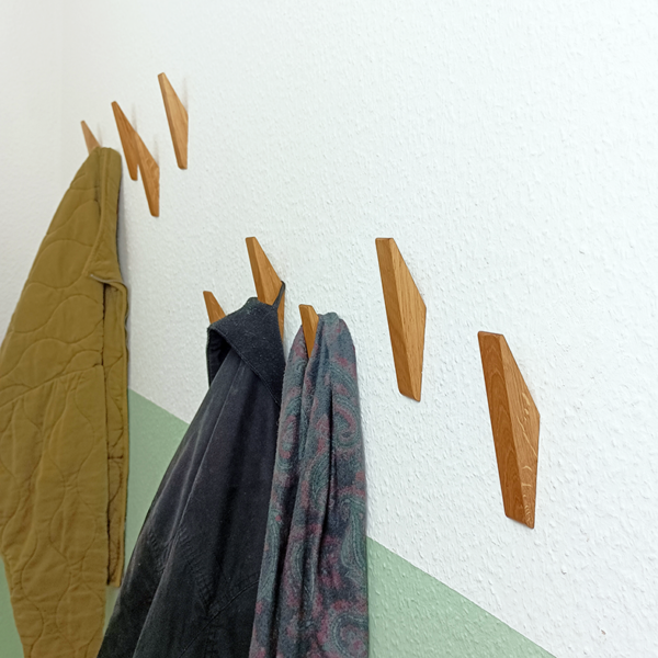 Garderobenhaken | Eiche – Bild 3