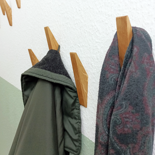 Garderobenhaken | Eiche – Bild 5