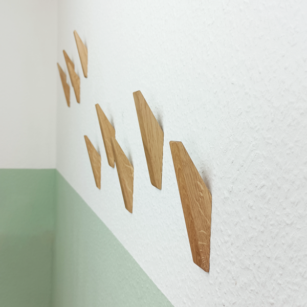 Garderobenhaken | Eiche – Bild 2