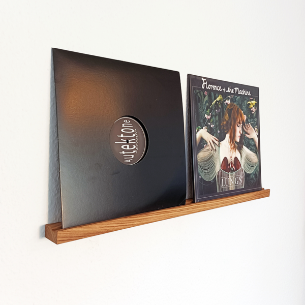 Schallplattenregal für 2 Vinyl | Eiche – Bild 6