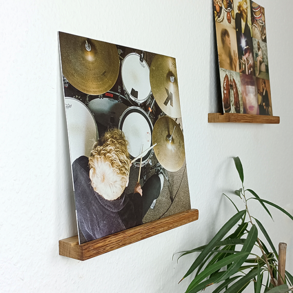 Schallplattenregal mit Baumkante – Bild 2