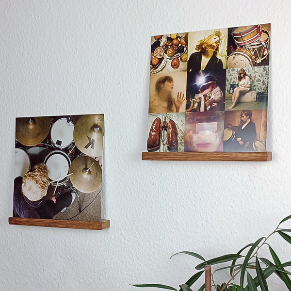 Schallplattenregal mit Baumkante – Bild 3