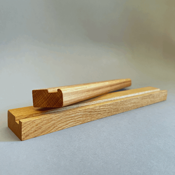 Schallplattenregal abgerundet | Eiche – Bild 2