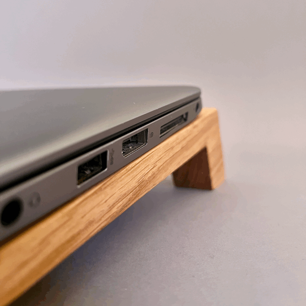 Laptopständer eckig | Eiche – Bild 2