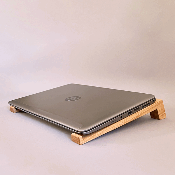 Laptopständer eckig | Eiche – Bild 6