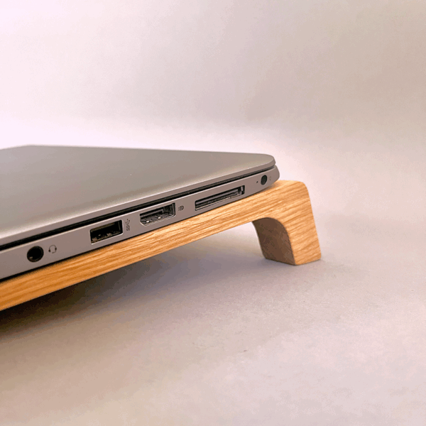 Laptopständer rund | Eiche