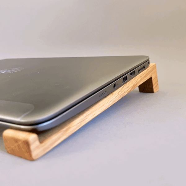 Laptopständer eckig | Eiche – Bild 5