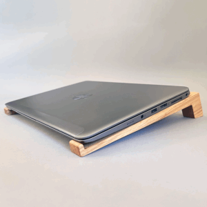 Laptopständer eckig | Eiche