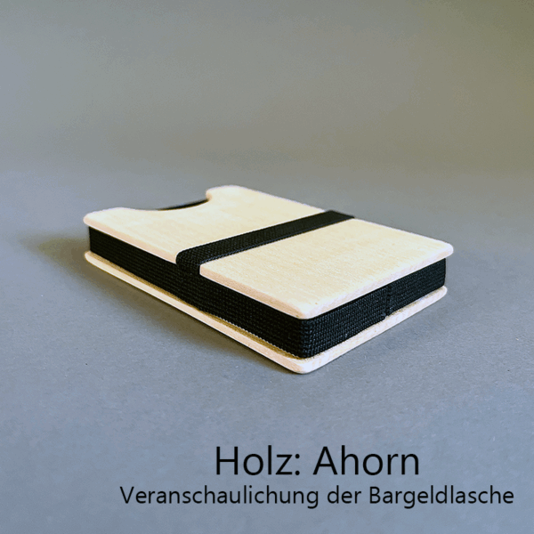 Kartenportemonnaie | Eiche – Bild 4